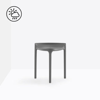 Pedrali Happy 491 plastic stool with seat H.45 cm. - Buy now on ShopDecor - Discover the best products by PEDRALI design