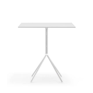 Pedrali Nolita 5454 table with top 60x60 cm. White - Buy now on ShopDecor - Discover the best products by PEDRALI design