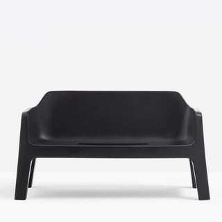 Pedrali Plus Air 636 garden lounge sofa Pedrali Anthracite grey GA - Buy now on ShopDecor - Discover the best products by PEDRALI design