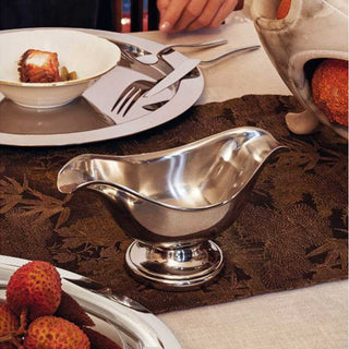 Sambonet Elite oval sauce boat silverplated 19 x 10 cm - Buy now on ShopDecor - Discover the best products by SAMBONET design