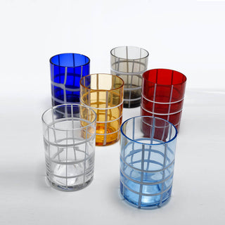 Zafferano Twiddle tumbler coloured glass - Buy now on ShopDecor - Discover the best products by ZAFFERANO design