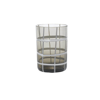 Zafferano Twiddle tumbler coloured glass Zafferano Grey - Buy now on ShopDecor - Discover the best products by ZAFFERANO design