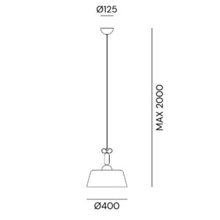 Il Fanale Bon Ton pendant lamp diam. 40 cm - Metal - Buy now on ShopDecor - Discover the best products by IL FANALE design