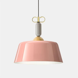 Il Fanale Bon Ton pendant lamp diam. 40 cm - Metal Il Fanale Bon ton Pink - Buy now on ShopDecor - Discover the best products by IL FANALE design