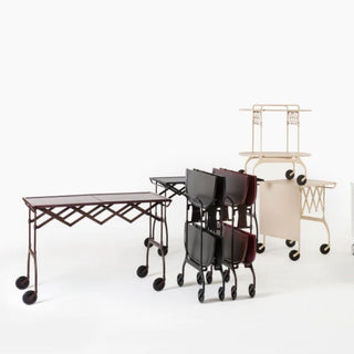Kartell Battista Mat folding trolley - Buy now on ShopDecor - Discover the best products by KARTELL design