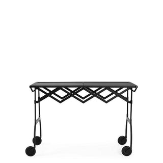 Kartell Battista Mat folding trolley Kartell Black 09 - Buy now on ShopDecor - Discover the best products by KARTELL design