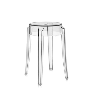 Kartell Charles Ghost stool H. 46 cm. - Buy now on ShopDecor - Discover the best products by KARTELL design