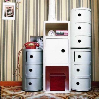 Kartell Componibili Big container with 2 drawers H. 76.5 cm. - Buy now on ShopDecor - Discover the best products by KARTELL design