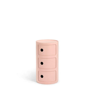 Kartell Componibili Bio container with 3 drawers Kartell Pink RO - Buy now on ShopDecor - Discover the best products by KARTELL design