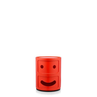 Kartell Componibili Smile 1 - red container with 2 drawers - Buy now on ShopDecor - Discover the best products by KARTELL design