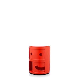 Kartell Componibili Smile 1 - red container with 2 drawers - Buy now on ShopDecor - Discover the best products by KARTELL design