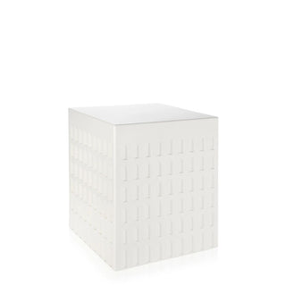 Kartell Eur side table/stool h.45 cm. Kartell White 03 - Buy now on ShopDecor - Discover the best products by KARTELL design