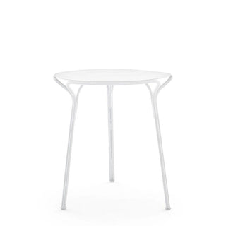 Kartell Hiray round table for outdoor use diam. 65 cm. Kartell Black 09 - Buy now on ShopDecor - Discover the best products by KARTELL design
