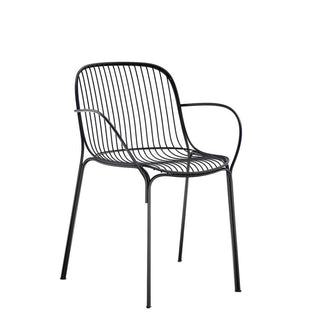 Kartell Hiray small armchair for outdoor use Kartell Black 09 - Buy now on ShopDecor - Discover the best products by KARTELL design