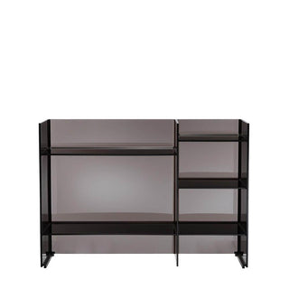 Kartell Sound-Rack by Laufen container with 5 shelves Kartell Smoke grey FU - Buy now on ShopDecor - Discover the best products by KARTELL design