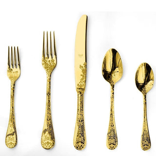Mepra Casablanca 5-piece flatware set Mepra Gold - Buy now on ShopDecor - Discover the best products by MEPRA design