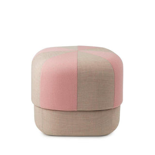 Normann Copenhagen Circus Duo Small fabric pouf 46x46cm. with h.40 cm. Normann Copenhagen Circus Duo Rose - Buy now on ShopDecor - Discover the best products by NORMANN COPENHAGEN design