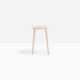Pedrali Babila 2703 stool in natural ash wood with seat H.46 cm. - Buy now on ShopDecor - Discover the best products by PEDRALI design