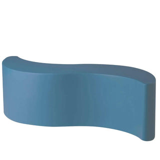 Slide Wave bench Slide Powder blue FL - Buy now on ShopDecor - Discover the best products by SLIDE design