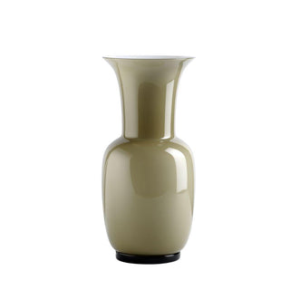 Venini Opalino 706.38 opaline vase with milk-white inside h. 30 cm. Venini Opalino Grey Inside Milk-White - Buy now on ShopDecor - Discover the best products by VENINI design