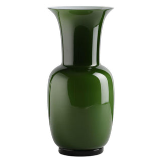 Venini Opalino 706.24 opaline vase with milk-white inside h. 42 cm. Venini Opalino Apple Green Inside Milk-White - Buy now on ShopDecor - Discover the best products by VENINI design