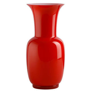 Venini Opalino 706.24 opaline vase with milk-white inside h. 42 cm. Venini Opalino Red Inside Milk-White - Buy now on ShopDecor - Discover the best products by VENINI design