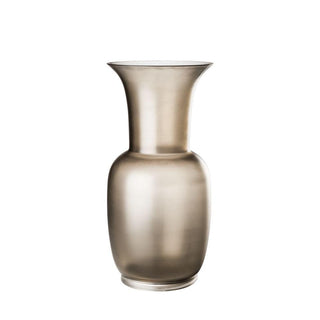 Venini Satin 706.38 satin vase h. 30 cm. Venini Satin Grey-Crystal - Buy now on ShopDecor - Discover the best products by VENINI design